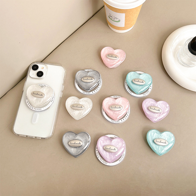 Smart Accessories - Koreaanse INS Bling Shell Patroon Liefdeshart