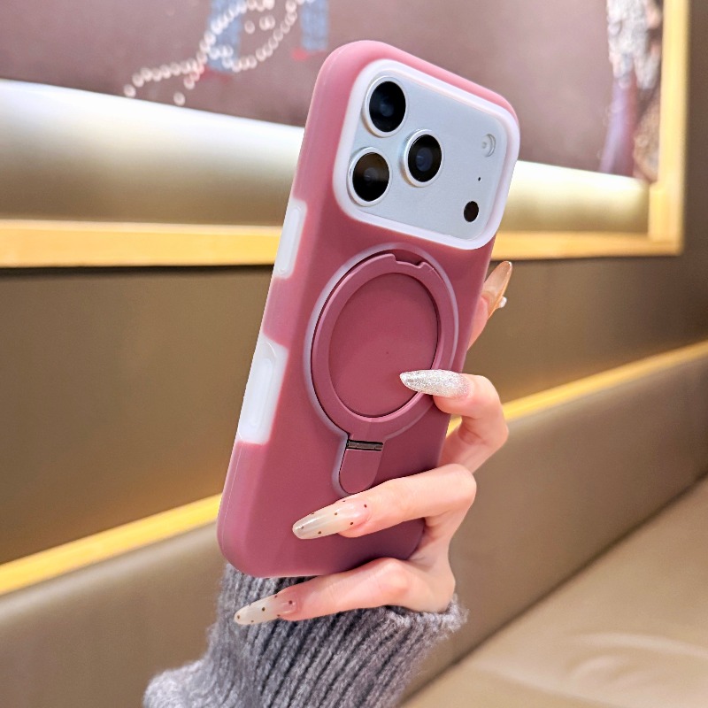 Magnetic Charging Stand - Luxe kleurrijke jelly metalen ringstandaard voor