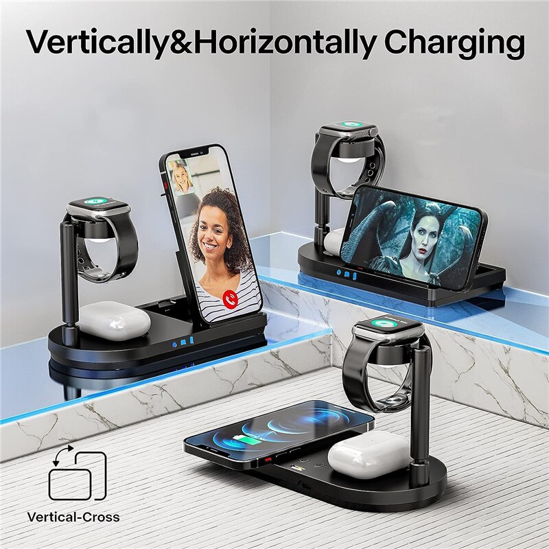 Vouwbare 3-in-1 draadloze opla - Watch Charger Cable recensie en prijs