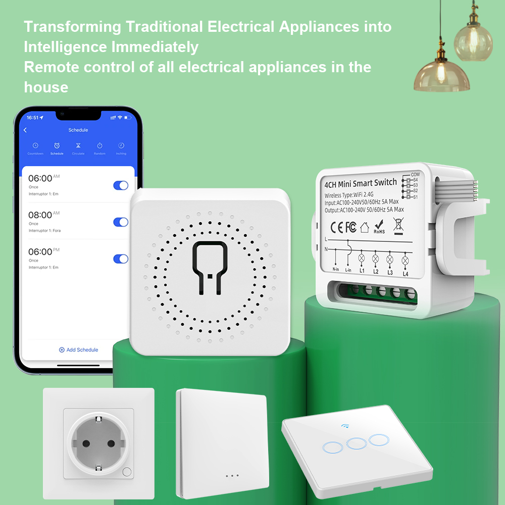 Tuya WiFi Smart Switch 1/2/3/4 - Smart Accessories recensie en prijs