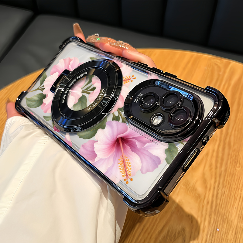 Telefoonhoesje met roze hibisc - Oppo A78 recensie en prijs