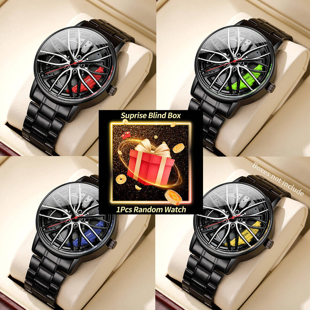 1PC Surprise Mystery Horloge B - Accessories With Watch recensie en prijs