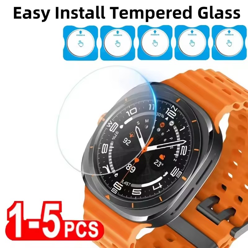 1-5PCS Premium gehard glas voo - Samsung Smartwatch Ultra Accessories recensie en prijs