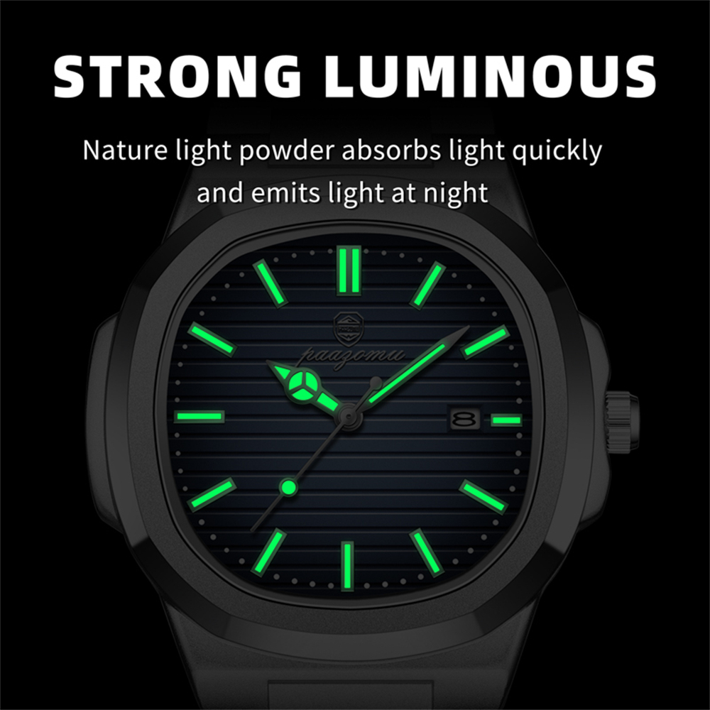 PAAZOMU Business Heren Vierkan - Smartwatch Nexus recensie en prijs