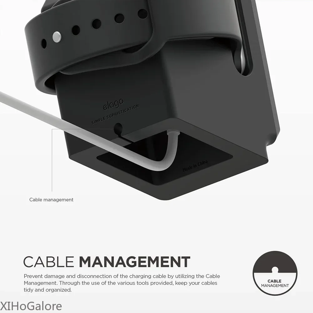 Retro computerpatroon silicone - Watch Charging Dock recensie en prijs