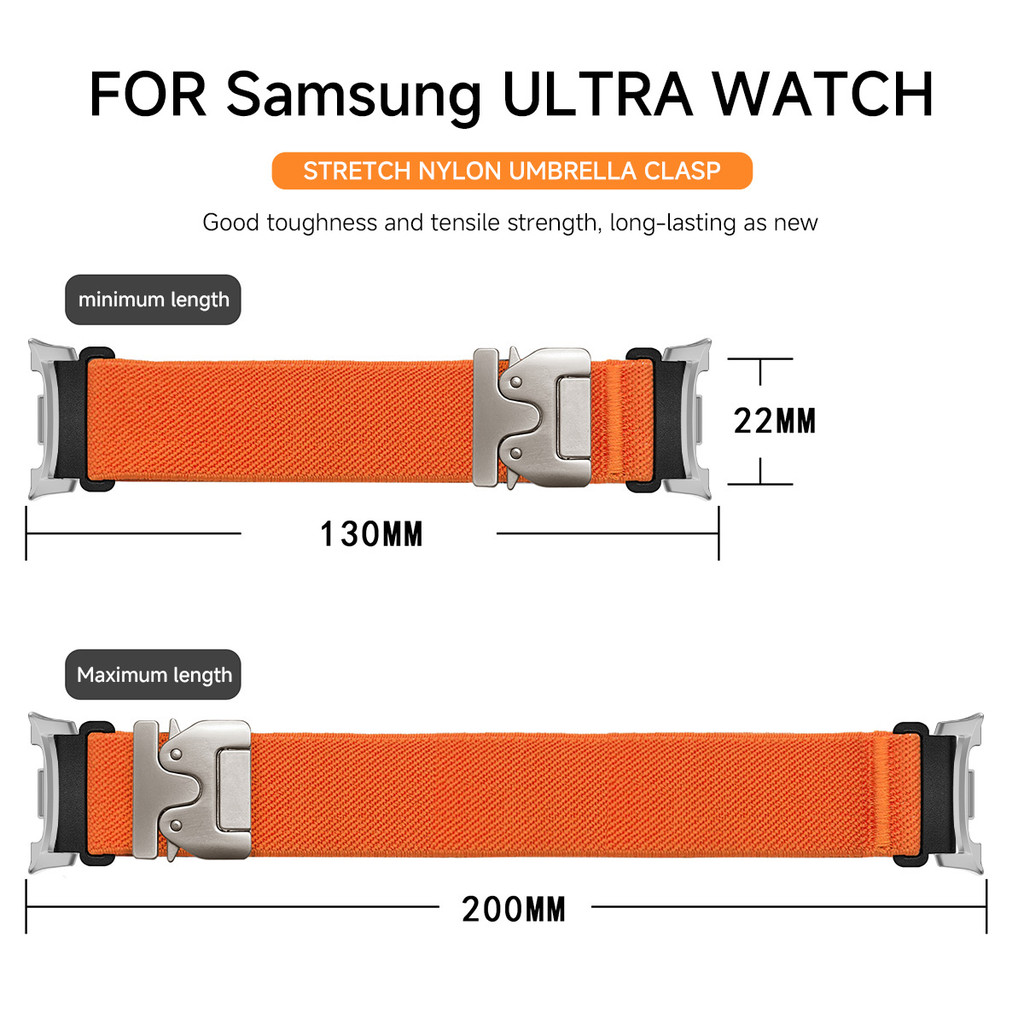Nylon band voor Samsung Galaxy - Samsung Smartwatch Ultra Accessories recensie en prijs